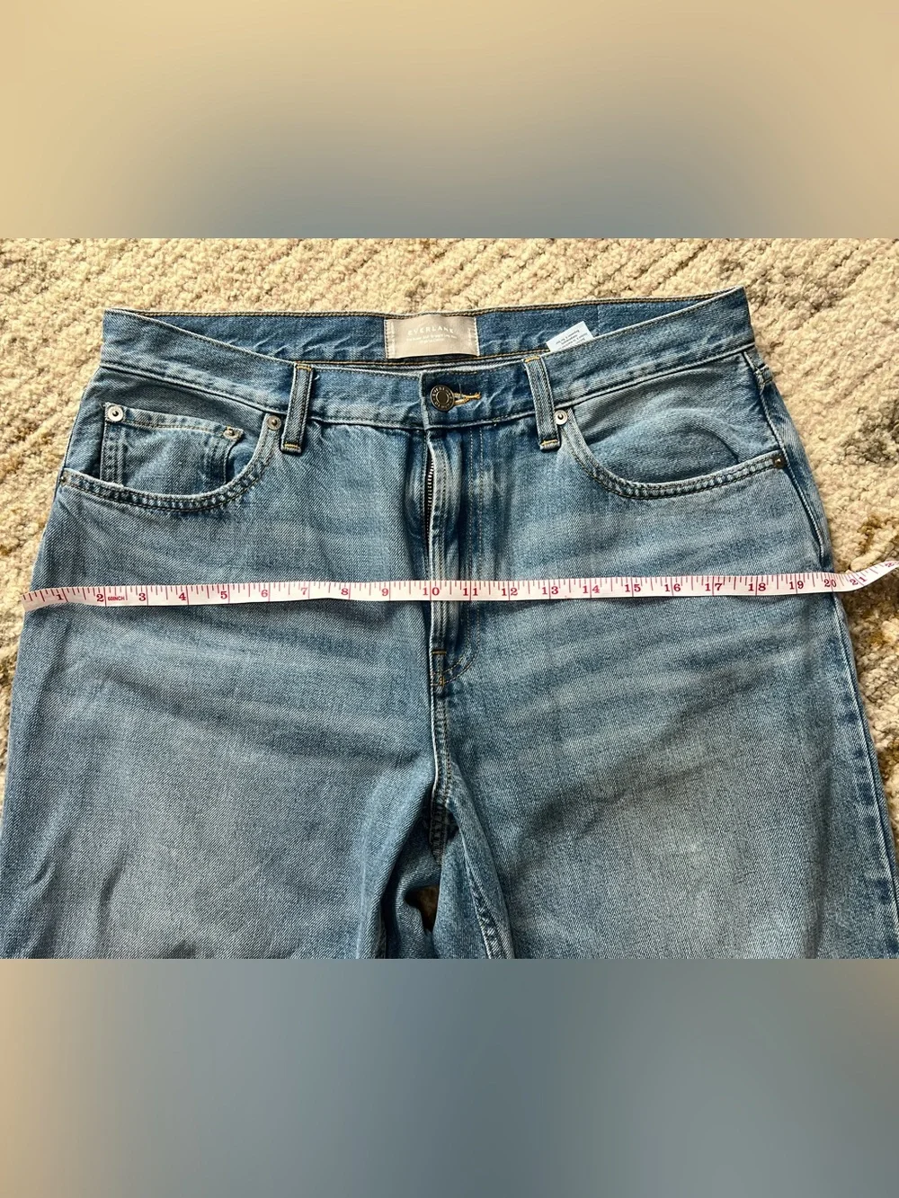 Everlane The Way-High Jeans High Rise Straight Leg Denim Size 31 NWOT